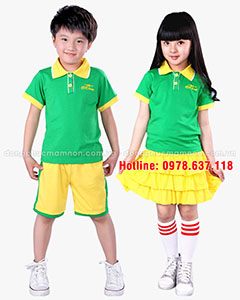 May đồng phục mầm non tại Đông Anh