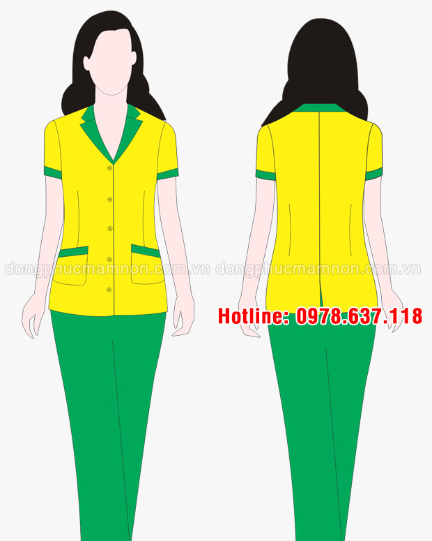 Đồng phục giáo viên mầm non | Dong phuc giao vien mam non