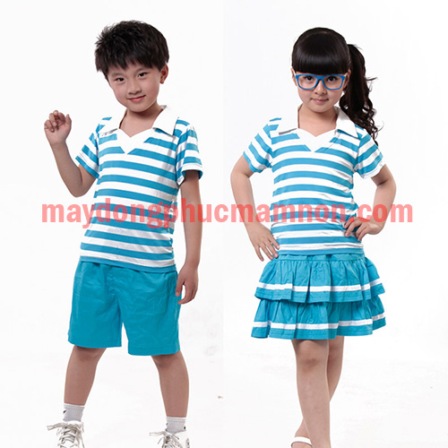Dong phuc mam non ao phong | Đồng phục mầm non áo phông
