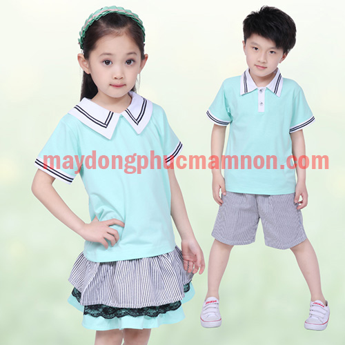 May đồng phục mầm non xuân hè | may dong phuc mam non xuan he