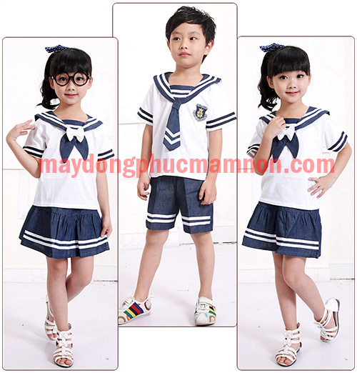 May dong phuc mam non xuan he | May đồng phục mầm non xuân hè